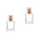 2Pcs Pink Glass Perfume Atomizer Refillable Spray Bottle Travel Mist 6