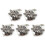 5Pc Antique Silver Color Dragonfly Aromatherapy Diffuser Pendant Necklace 1