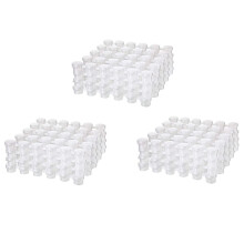72 Strips 2Ml Empty Paint Strips Paint Cup Pots Clear Storage Containers Painting Arts Crafts Supplies 144 Pots in Total