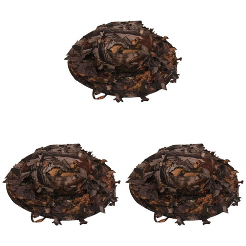 3X Cappello da Caccia Mimetico con Cappello da Pesca Bionic 3D Real Tree Hunting Cap per Esterno