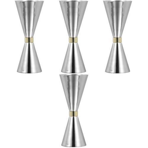 4Pcs Double Cocktail Jigger Stainless Steel Ounce Cups Bar Accessory 1