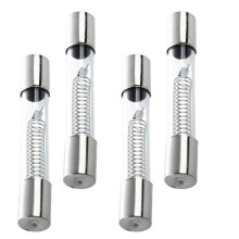 4 x 0.65A 5 KV 6 mm x 40 mm Assiale Fusibile di Vetro Tubi per Forno A Microonde