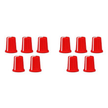 10X EQ Rotary Knob SubstituiçãO Equalizador Potenciômetro Fader Knobs Push Rod Cap, Knob Cap-C