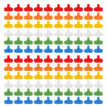 120 PCS Cable Labels Cord Labels Multi-Color Write Wire Labels Tags for Cable Management and Identification