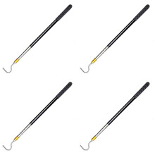 4X Pólo de Captura de Répteis com Gancho de de 61 Polegadas, Kit de Ferramentas de Manuseio de para Cascavéis Python Copperhead Remoção
