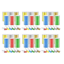 Paquet de 3600 Bracelets en Papier VIP Bracelets VIP Bracelets VIP Étanches Bracelets Colorés au Néon Variété pour les Événements