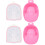 4Pcs Assorted Color Nail Soaking Bowls Manicure Tools Hand Soak Bowls 4