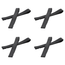 8 Stuks Verstelbare en Ademende Vervangende Armband Zachte Band voor Hartslagmeter - Wahoo (Zwart)