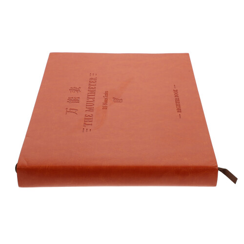 2Pcs Compact Brown Fake Practical Form Handbook for Daily Use 2