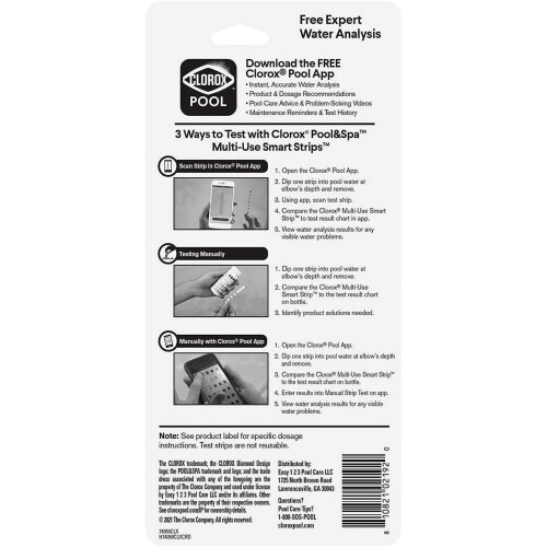 Swimming pool care assistant, 50 test strips 1
