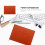 2Pcs Compact Brown Fake Practical Form Handbook for Daily Use 7
