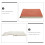 2Pcs Compact Brown Fake Practical Form Handbook for Daily Use 9