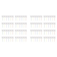 96 Pcs DIY Pinwheels  White Blank Paper Pinwheels Color Your Own Pinwheels for Kids Summer Activity Arts