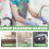 Assorted Color Durable Kitchen Washing Gloves with Sponge 6