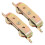 2Pcs Sliding Door Roller Assembly Aluminum Alloy Round Wheel Replacement 6