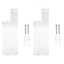 2X Acrylic Clear Light Saber Stand Wall Mount Storage Rack with Screws for Star Planet Lightsaber Display B