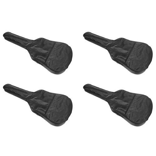 4X Akustisk Gitarrväska Gitarrväska med Bakre Hängslinga för 41 Tum Akustisk Gitarr Elektrisk Gitarr Bas Klassisk Gitarr