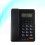 Black Quadband GSM Desk Phone LCD White 2