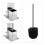 Set WC in acciaio inox con vassoio 6