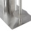 Set WC in acciaio inox con vassoio 8