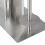 Set WC in acciaio inox con vassoio 12