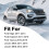 2x Βάση στήριξης άνω ψυγείου για Ford Explorer Edge Taurus Lincoln MKX MKS 7