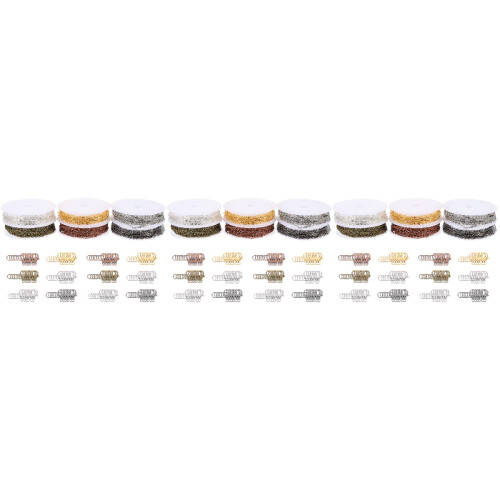 3Ensembles Kit Complet Chaînes Anneaux Ouverts Pour 2