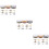 3Ensembles Kit Complet Chaînes Anneaux Ouverts Pour 8