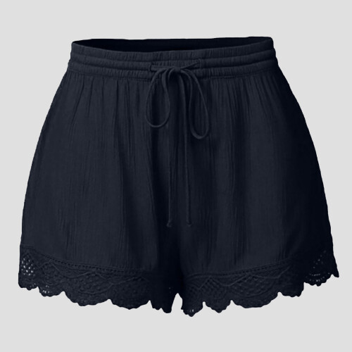 Boho-Minirock für Damen mit Bubble-Skort und hohem Bund 2