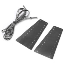 Leather Surface, Motorcycle Handlebar Hand Grips for Universal Fit, Microfiber Leather Grip Wraps with Soft Interior, Strong and Durable Build with