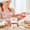 Plastic Cloth Christmas Candy Storage Jar Cartoon Design 3
