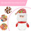 Plastic Cloth Christmas Candy Storage Jar Cartoon Design 7