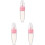 3Pièces Cuillères Silicone Rose Pour Alimentation Bébé Facile 2