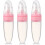 3Pièces Cuillères Silicone Rose Pour Alimentation Bébé Facile 4