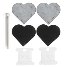 Cute Heart-Shaped, Leather Heart Bookmarks with Handmade Craftsmanship, Book Accessories for Women, Waterproof and Durable, Stylish and Functional