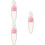 3Pièces Cuillères Silicone Rose Pour Alimentation Bébé Facile 7