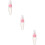 3Pièces Cuillères Silicone Rose Pour Alimentation Bébé Facile 9