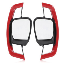 Red Steering Wheel Paddle Shift Extension for Audi, Easy Installation Double-Sided Adhesive Cover, Upgrade Design for Improved Driving Dynamics and