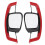 Red Steering Wheel Paddle Shift Extension for Audi, Easy Installation Double-Sided Adhesive Cover, Upgrade Design for Improved Driving Dynamics and 1