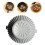 4Stk Silikon Backmatte Air Fryer Liner Wiederverwendbar Grau 10