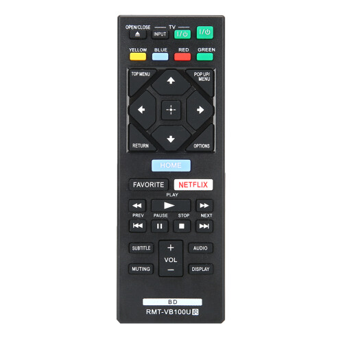 Blu-ray Player Remote Replacement For Sony Models No Programming Required Easy To Handle Small Design Comfortable Feel Durable Structure
