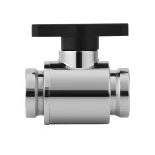 Water Cooling T Type Fitting with Standard G1/4BSPP Threads, 3Way Water Cooling DIY Tube Connector for Custom Loops, Machined From Solid Brass with
