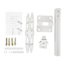 Telescoping Arm Projector Mount for Ceiling and Wall Installation, Universal Bracket with Solid Construction and Fully Adjustable Tilt and Swivel,