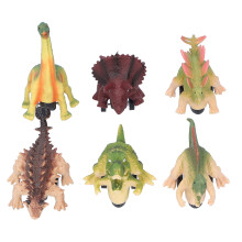 Giocattoli educativi a tema dinosauri: colori vivaci, design robusto, macchinine a retrocarica, costruzione in vinile flessibile, curiosità