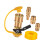 Propane Quick Connect Adapter Kit Replacement Versatile Shut Off Valve 1/4" Male 4