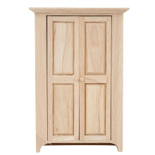 Cute And Unique Design Natural And Smooth Wood, High Quality Wood Material Exquisite Workmanship Miniature Door Frame Dollhouse Front Door Mini