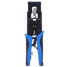 Wire Crimping Pliers, Adjustable Compression Tool with Multifunctional Compression Connector for RG58 59 62 6 3C4C5C, Compression Tool Kit and Coax