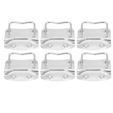 Versatile Functionality Folding Handle for Tool Box, Strong Load Capacity Pull Handle with Easy to Install Design, Durable Nickel Plated Iron for