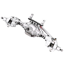 Sistem de axe metalice îmbunătățit pentru pasionații de RC Crawler, axă completă dreaptă față și spate din metal CNC cu cutie de viteze