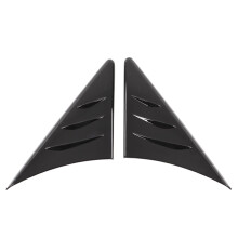 Aileron latéral arrière de protection, design tendance, autocollant en ABS noir mat, imperméable et résistant aux rayures, décoration